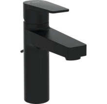 Mitigeur de lavabo noir à levier unique