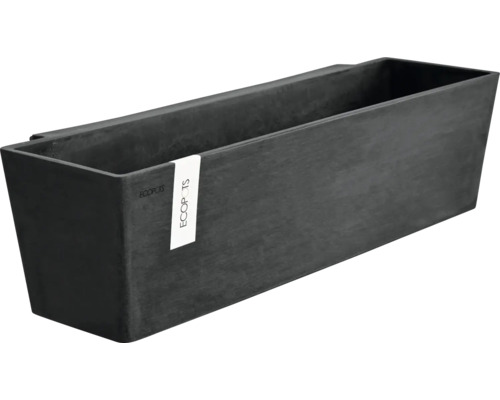 Blumentopf Ecopots Manhattan Kunststoff Ø 53,4 cm 55 x 17,2 x 15,3 cm grau