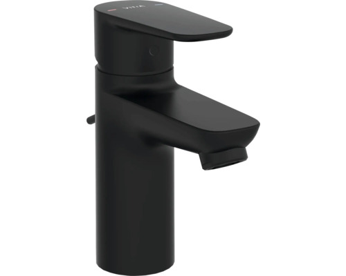 Robinet de lavabo VitrA FLOW SOFT noir mat avec vidage à tirette A4302636EXP Mitigeur de lavabo noir