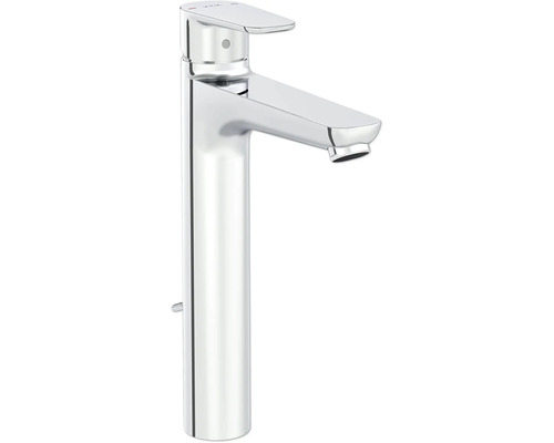 VitrA Waschtischarmatur für Aufsatzwaschbecken FLOW SOFT chrom mit Zugstange A43028EXP Waschtischarmatur aus Metall