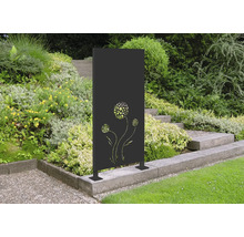Panneau décoratif de jardin avec motif floral