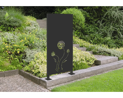 Panneau décoratif de jardin avec motif floral