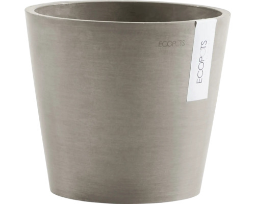 Pot de fleurs Ecopots Amsterdam plastique Ø 18,5 cm 20 x 20 x 17,2 cm brun