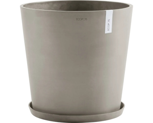Ecopots pot de fleurs avec soucoupe