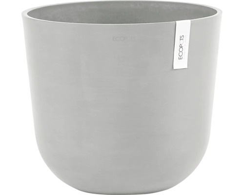 Blumentopf Ecopots Oslo Kunststoff Ø 32,9 cm 35 x 35 x 30,5 cm grau