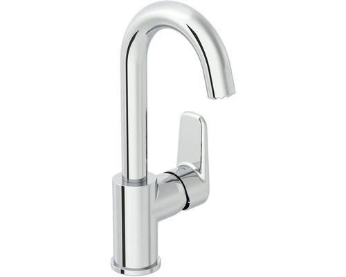 VitrA Waschtischarmatur für Aufsatzwaschbecken FLOW SOFT chrom A43160EXP Waschtischarmatur aus Metall, Einhebelmischer