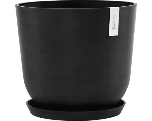 Pflanztopf aus Kunststoff mit Untersetzer