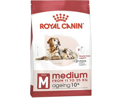 Croquettes pour chiens ROYAL CANIN Medium Ageing +10 15 kg Aliment sec pour chien Royal Canin Medium pour chiens de 11 à 25 kilogrammes à partir de 10 ans