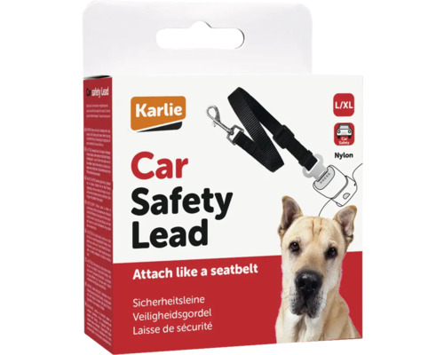 Laisse de sécurité auto Karlie pour chiens, taille L à XL, emballage