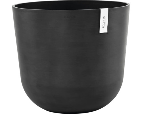 Blumentopf Ecopots Oslo Kunststoff Ø 52,3 cm 55 x 55 x 48,5 cm grau