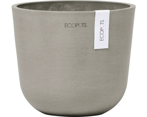 Pot de fleurs Ecopots Oslo plastique Ø 14,5 cm 16 x 16 x 13,7 cm brun