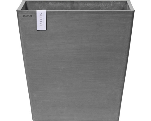 Blumentopf Ecopots Rotterdam Kunststoff Ø 46,6 cm 50,2 x 50,2 x 49,5 cm grau