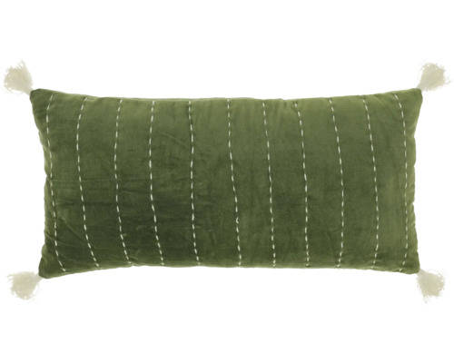 Coussin Lennart vert 30x60 cm