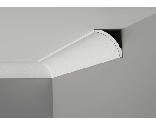 NOMASTYL® B127 Deckenleiste/Funktionsleiste PVC papierummantelt 2000 mm x 82 mm x 82 mm Pack = 61 St NOMASTYL® B127 Deckenleiste/Funktionsleiste PVC papierummantelt 2000 mm x 82 mm x 82 mm Pack = 61 St