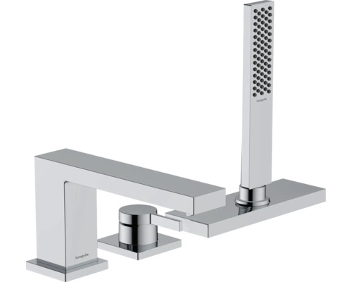 Robinetterie pour bord de baignoire hansgrohe TECTURIS E chrome sans corps de base encastré 73443000