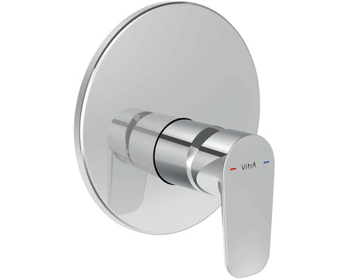 Robinet de douche encastré VitrA Flow Soft chrome A43318EXP sans corps de base à encastrer Vitra Robinet de douche apparent