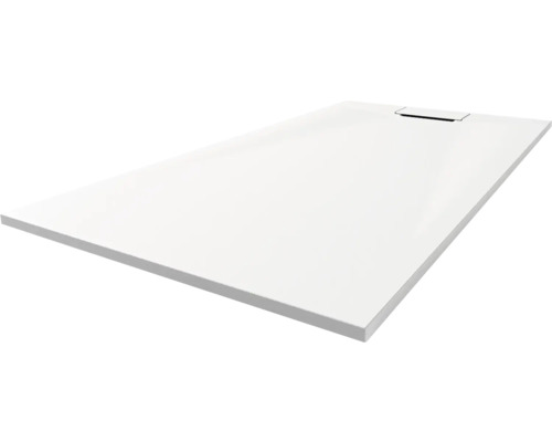 Receveur de douche BREUER Lite-Line Express Q72 80 x 100 x 2.6 cm blanc mat 1417011000021