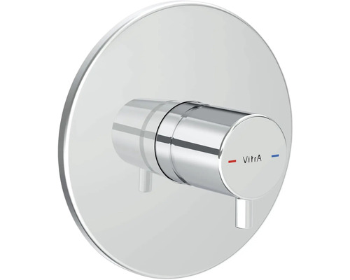 Mitigeur 3 voies VitrA Flow Soft chrome A43378EXP sans corps de base à encastrer Mitigeur de lavabo Vitra en métal