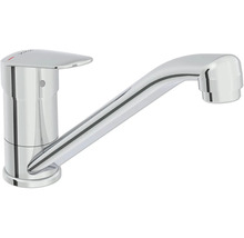 Mitigeur monocommande pour lavabos en métal.