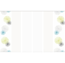 Schiebegardine 6er-Set Scoppio grün 60x245 cm