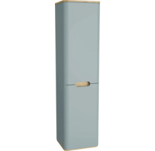 Hochschrank VitrA Sento links mit Wäschekorb BxHxT 40 x 157,5 cm x 35 cm Frontfarbe fjordgrün matt 65908
