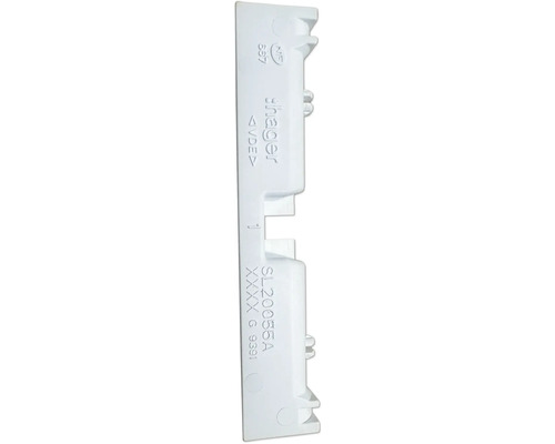 Tablier de support d'appareil Hager pour support d'appareil sur SL 20x55 mm blanc signalisation SL20055A9016