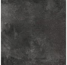 Gros plan d''un carreau mural gris foncé avec une surface mate et un aspect béton.