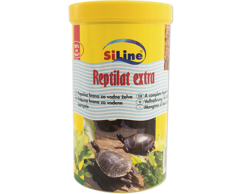 Wasserschildkrötenfutter SiLine Reptilat Schildkrötenfutter 1 l SiLine Reptilat Extra Futter für Wasserschildkröten