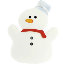 Schneemann Plüschtier mit Hut und Schal