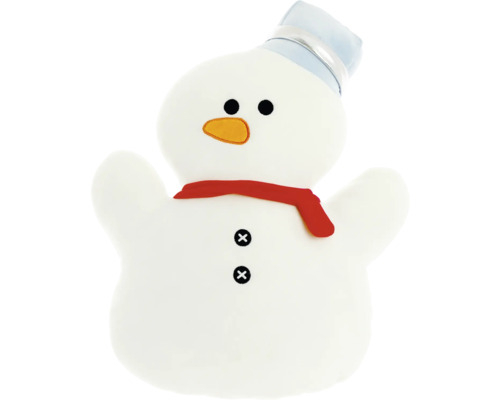 Coussin Xmas Bonhomme de neige blanc 40 cm