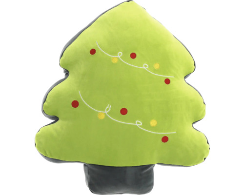 Coussin Xmas Sapin de Noël vert 40 cm