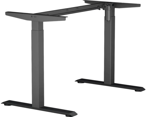 Piètement de table E-SMART réglable en hauteur électrique à 2 niveaux 700-1170 mm noir 1 moteur