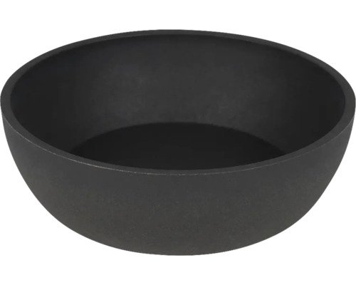 Schwarze Pflanzschale