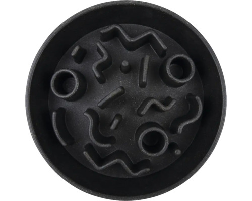 Schwarzer Anti-Schling-Napf für Haustiere