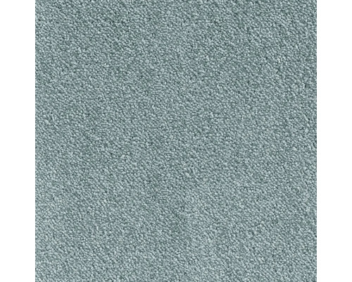 Teppichboden Shaggy Leila blau FB79 400 cm breit (Meterware) Nahaufnahme eines Teppichbodens