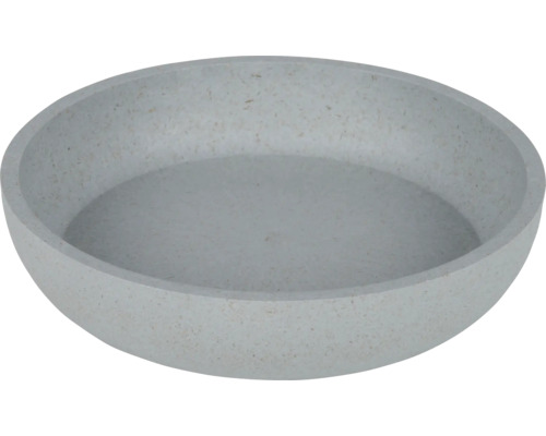 Cache-pot gris en pierre