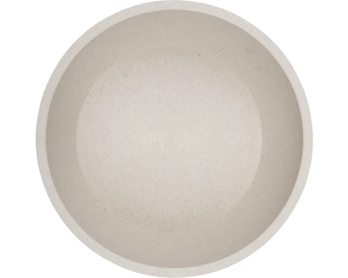 Runde Pflanzschale aus Terrakotta von oben