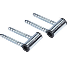 Zwei Bolzenriegel aus Metall