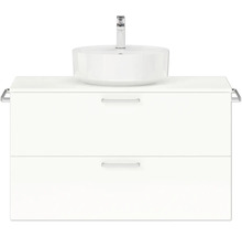 Waschtisch mit Unterschrank und Aufsatzwaschbecken