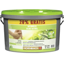 HORNBACH Naturweiss konservierungsmittelfrei weiß 12 L +20%