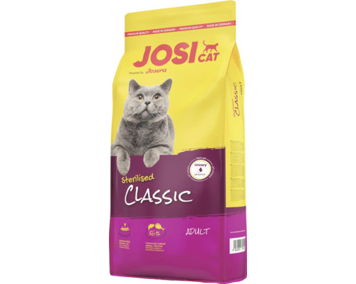 Josi Cat Sterilised Classic Nourriture sèche pour chats adultes