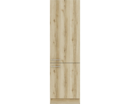 Meuble bas avec deux tiroirs aspect bois