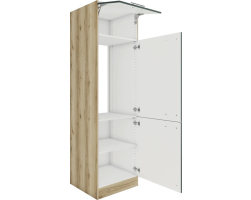 Küchenschrank mit Regalböden und zwei Türen