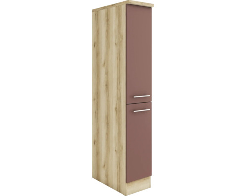 Optifit Apothekerschrank Bari407 BxTxH 30x60x174,4 cm rostrot matt zerlegt