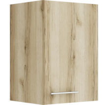 Küchenhängeschrank mit Holzoptik und Griff