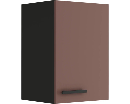 Optifit Hängeschrank Nizza407 BxTxH 40 x 34,6 x 57,6 cm rostrot matt zerlegt Anschlag reversibel KUNI O406-9+ Hängeschrank mit Tür und Griff