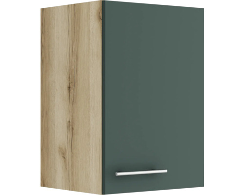 Optifit Hängeschrank Savona405 BxTxH 40 x 34,6 x 57,6 cm grün matt zerlegt Anschlag reversibel KUSA O406-9+