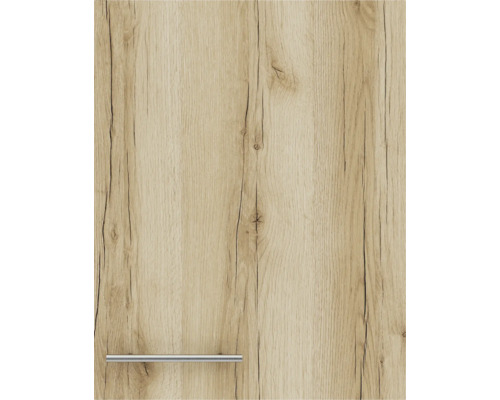 Küchenschrankfront aus Holz mit Griff