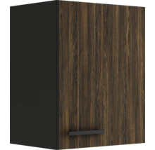 Hängeschrank mit Holzdekor und Griff
