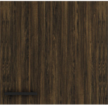 Küchenfront mit Holzstruktur und Griff
